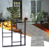 JAXPETY Cement Mold Concrete Stepping Stone DIY Paver Mold Kit Walk Maker for Patio and Garden (2-Pieces）