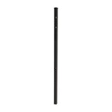 FORGERIGHT 72 in. 4 ft. Black Osprey Black Aluminum Fence Line Post