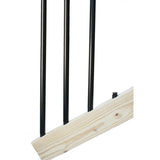 Precision Black Round Plastic Baluster Connectors (20-Pack)