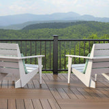 Precision Black Square Plastic Baluster Connectors (20-Pack)