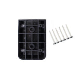 Precision Black Plastic Railing Connectors (2-Pack)