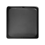Protectyte 4 in. x 4 in. Black Stainless Steel Flat Top Post Cap with 3/4 in. Lip