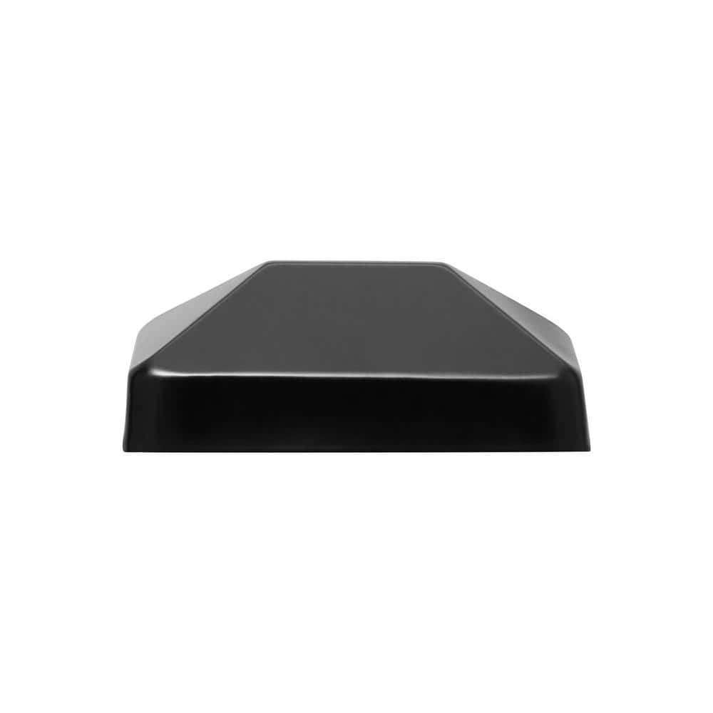 Protectyte 4 in. x 6 in. Black Stainless Steel Pyramid Post Cap