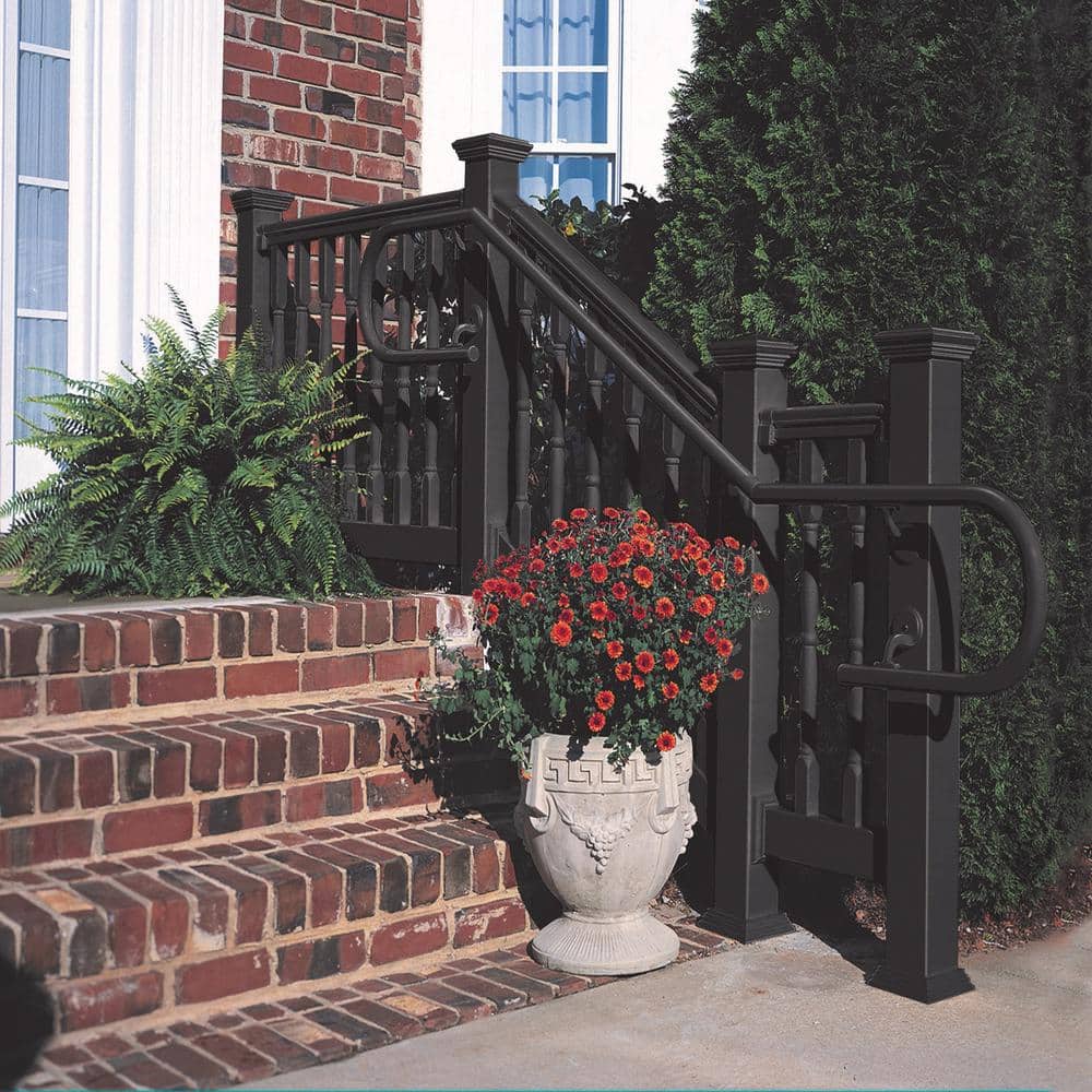 ProWood Black ADA 6 in. Inside Corner Hand Rail Bracket