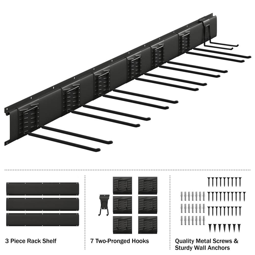 RAD Sportz 265 lbs. Capacity Ski or Snowboard Wall Mount Garage Storage Rack