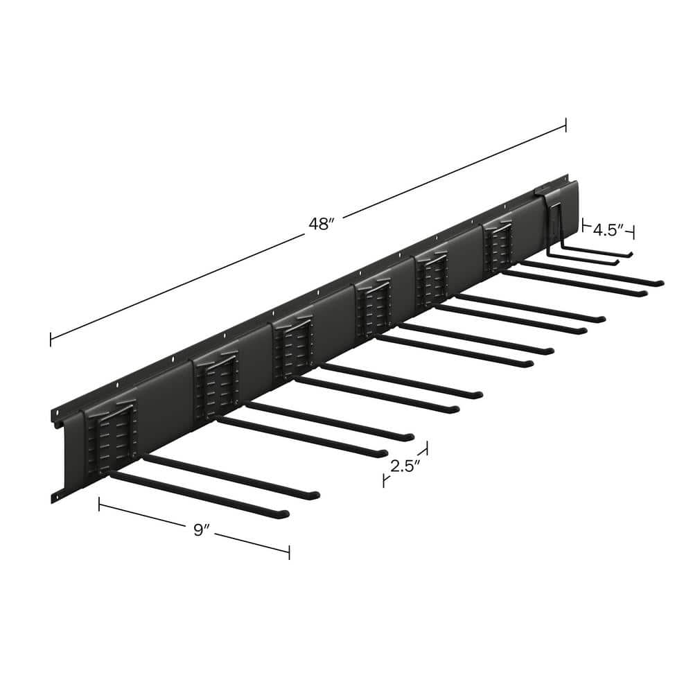 RAD Sportz 265 lbs. Capacity Ski or Snowboard Wall Mount Garage Storage Rack