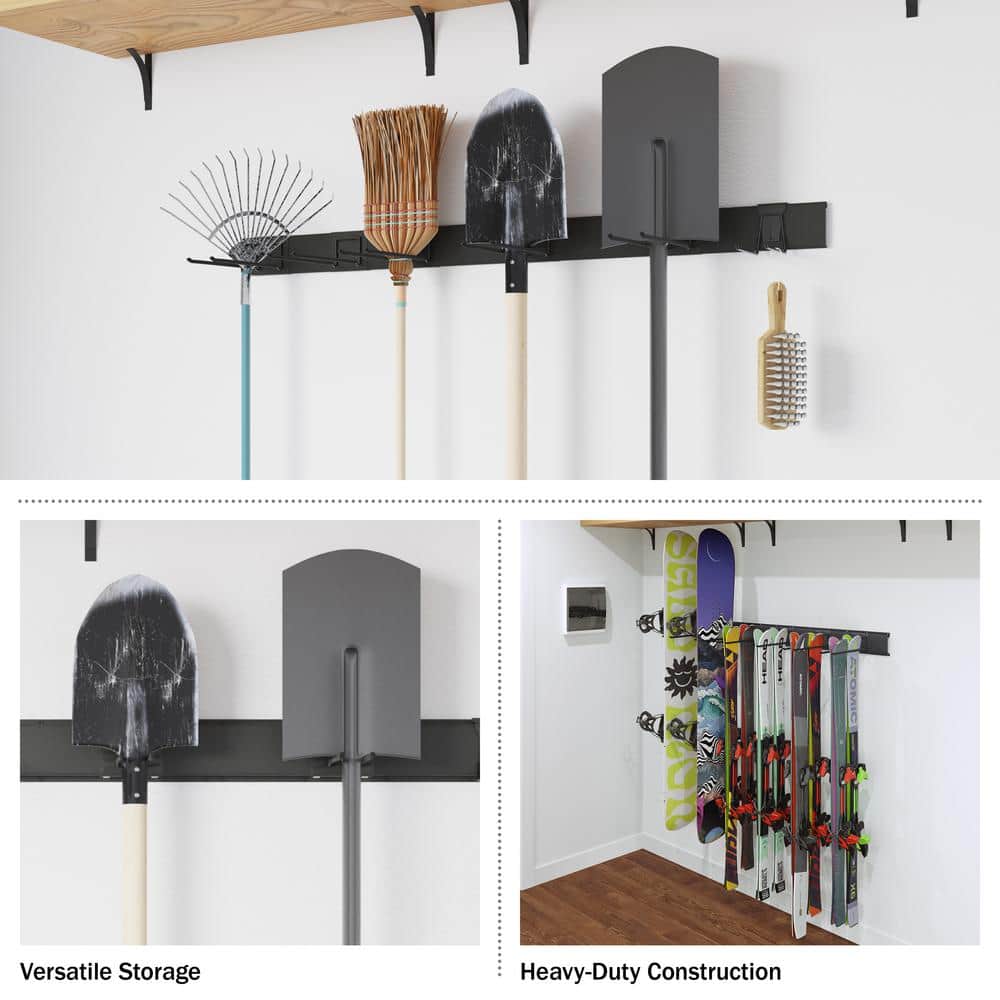 RAD Sportz 265 lbs. Capacity Ski or Snowboard Wall Mount Garage Storage Rack