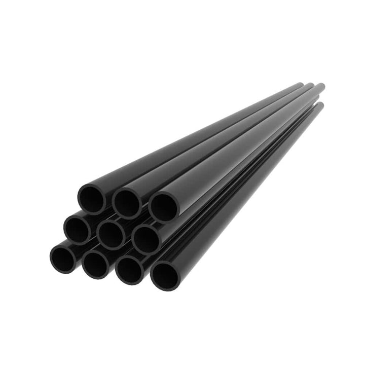RDI Transform Aluminum Round Balusters Level with 42 in. Rail Height in Black (10-Pieces per Pack)
