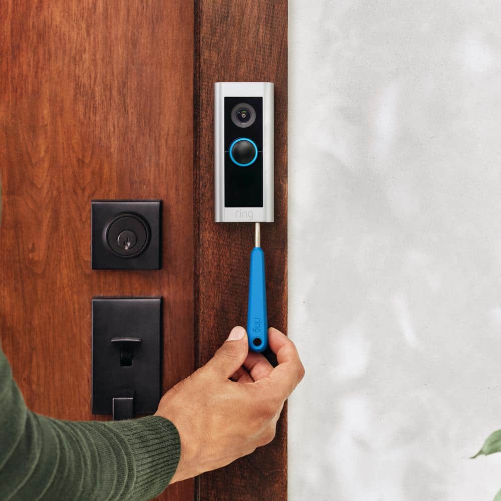 Ring Video Doorbell Pro 2 with Floodlight Cam Plus Wired, Black
