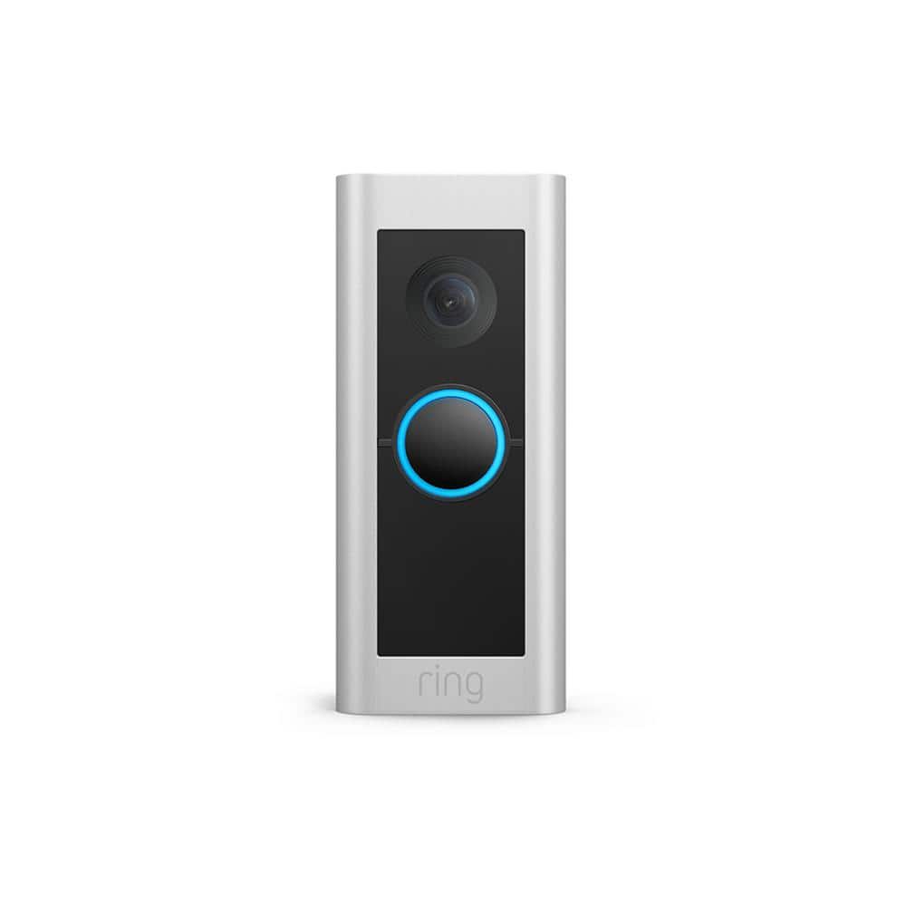 Ring Video Doorbell Pro 2 with Floodlight Cam Plus Wired, Black