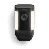Ring Spotlight Cam Pro, Battery - Smart Security Video Camera with LED Lights, Dual Band Wifi, 3D Motion Detection, Black
