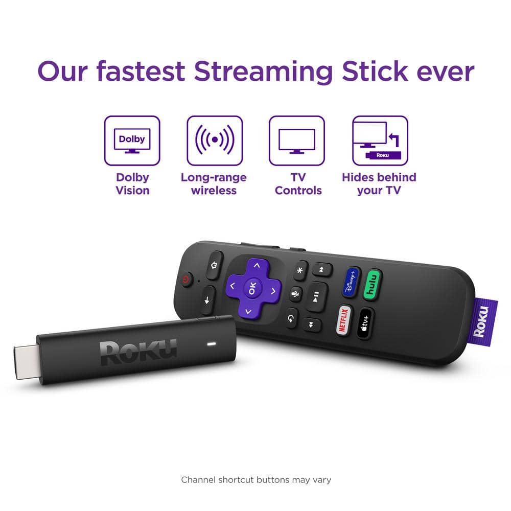 Roku Streaming Stick 4K Media Streaming Device