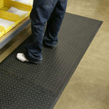 Rubber-Cal Foot-Rest Interlocking Anti-Fatigue Floor Mat, Finished Tile – 1/2 in x 28 in x 31 in