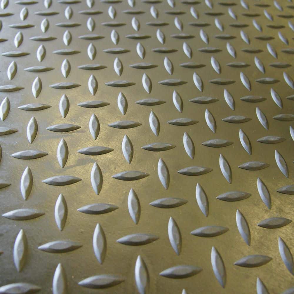 Rubber-Cal Foot-Rest Interlocking Anti-Fatigue Floor Mat, Finished Tile – 1/2 in x 28 in x 31 in