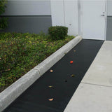Rubber-Cal Corrugated Wide Rib 3 ft. x 6 ft. Black Rubber Flooring (18 sq. ft.)