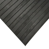 Rubber-Cal Corrugated Wide Rib 3 ft. x 20 ft. Black Rubber Flooring (60 sq. ft.)