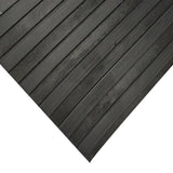 Rubber-Cal Corrugated Wide Rib 3 ft. x 20 ft. Black Rubber Flooring (60 sq. ft.)