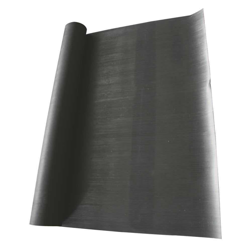 Rubber-Cal Corrugated Fine Rib 1/8 in. x 4 ft. x 6 ft. Rubber Runner