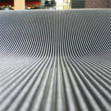 Rubber-Cal Corrugated Fine Rib 1/8 in. x 4 ft. x 10 ft. Rubber Runner