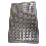 Rubber-Cal "Bubble-Top" Anti-Fatigue Floor Mat, 5/8 in Thick, 2 ft x 3 ft, Black Borders