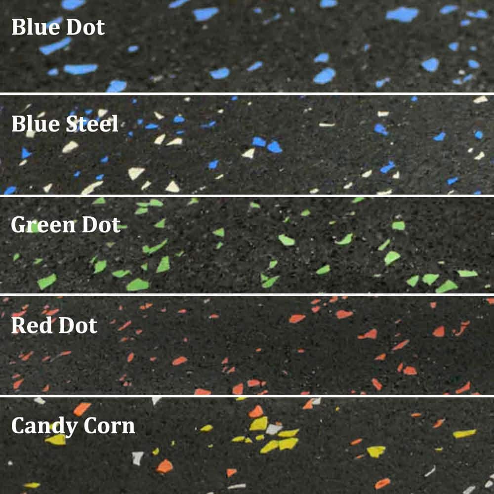 Rubber-Cal "Elephant Bark" Rubber Flooring – 3/16 in. x 4 ft. x 6 ft., Black