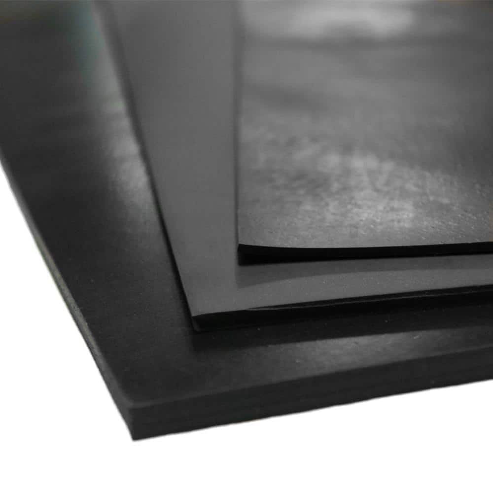 Rubber-Cal Neoprene 1/8 in. x 6 in. x 12 in. Commercial Grade 45A Soft Rubber Sheet Rolls
