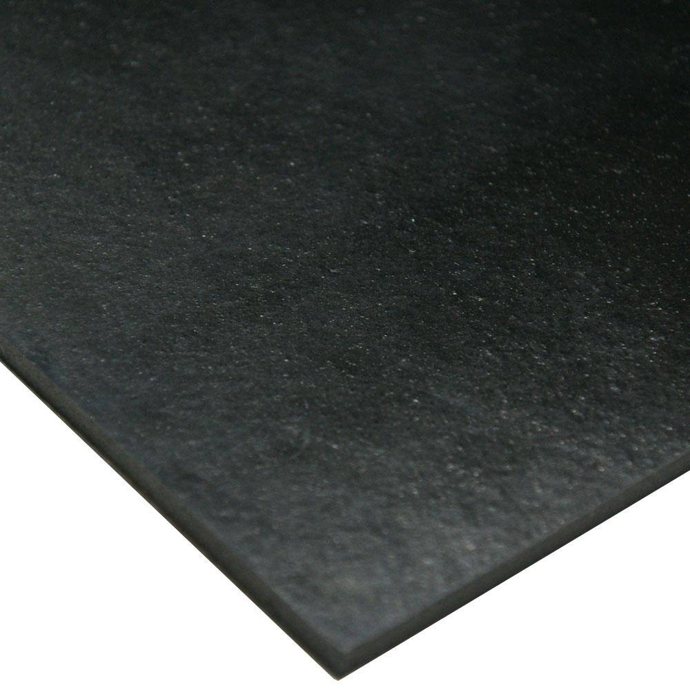 Rubber-Cal 50A Durometer Neoprene Sheet - 3/32 in. T x 12 in. W x 12 in. L - Smooth Finish - Black Rubber Sheet (1 sq. ft.)