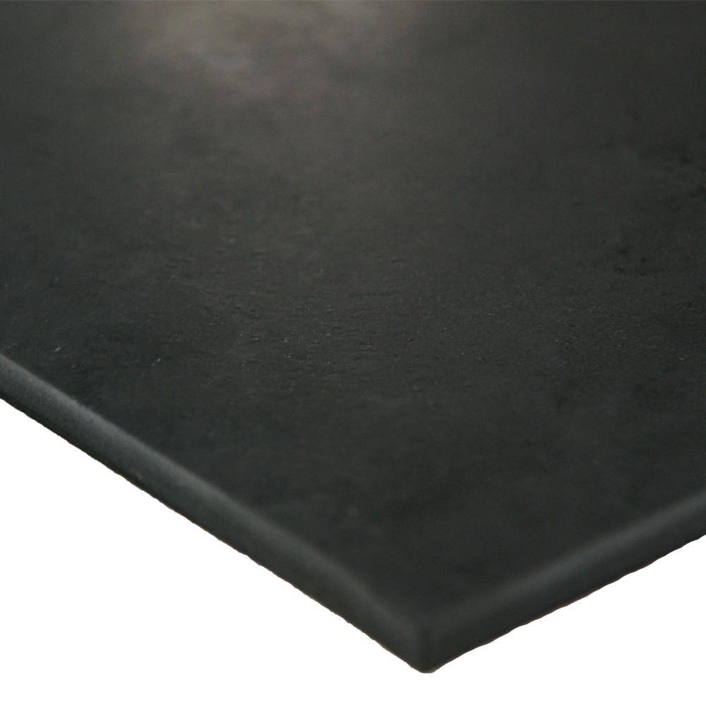 Rubber-Cal 0.062 in. T x 4 in. W x 36 in. L Neoprene Sheet 80A Durometer Smooth Finish No Backing in Black