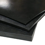 Rubber-Cal EPDM Rubber Sheet- 1/4 in. Thick x 2 in. Width x 36 in. Length - Black - 60A Durometer