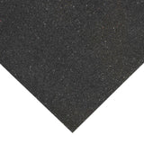Rubber-Cal Shark Tooth Heavy-Duty Rubber Mat - Black, 36 x 24 x 0.75 in.