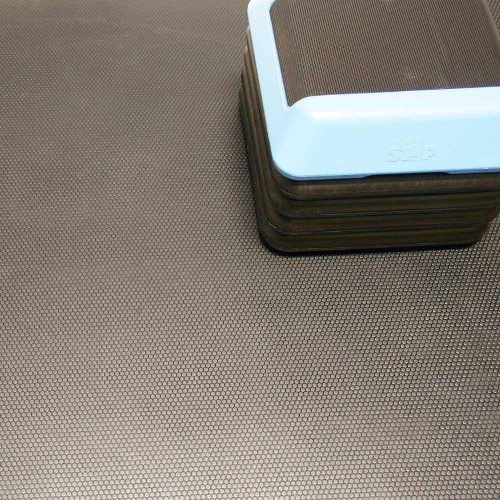Rubber-Cal Maxx-Tuff Rubber Mat – Heavy-Duty Floor Protection, Black, 1/2 in x 2 ft x 3 ft