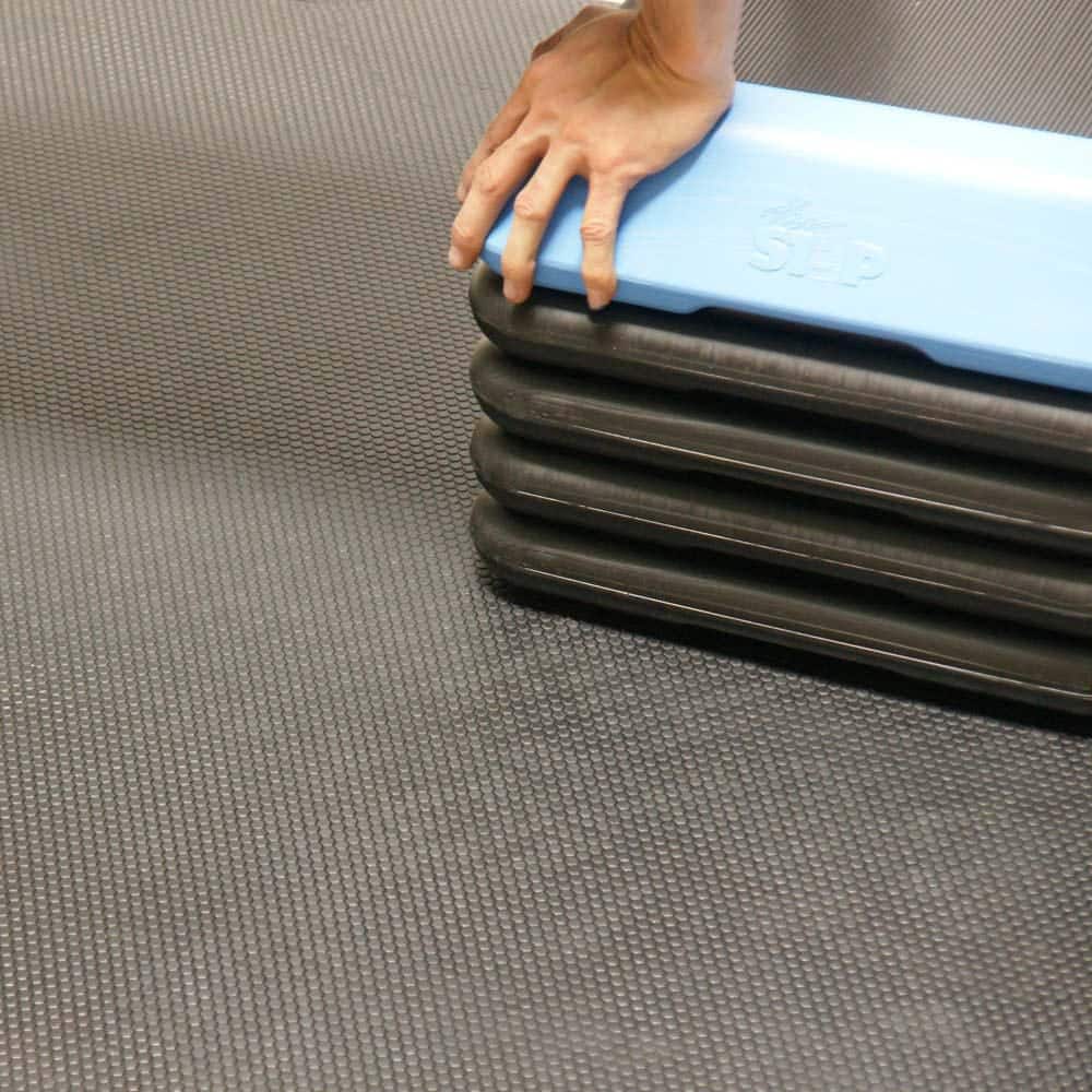 Rubber-Cal Maxx-Tuff Rubber Mat – Heavy-Duty Floor Protection, Black, 1/2 in x 2 ft x 3 ft