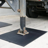 Rubber-Cal Maxx-Tuff Rubber Mat – Heavy-Duty Floor Protection, Black, 1/2 in x 2 ft x 3 ft