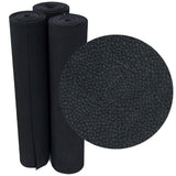 Rubber-Cal "Tuff-n-Lastic" Rubber Runner Mat, 1/8 in. Thick x 48 in. Wide x 4 ft. Long, Rolled Rubber Flooring, Black