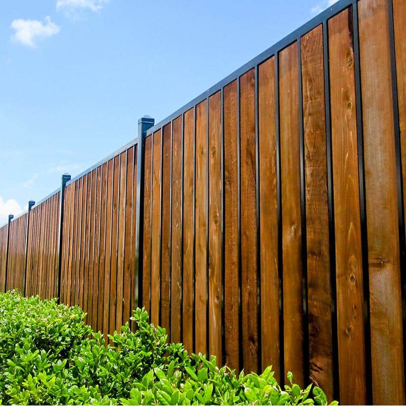 4.25 ft. W x 6.25 ft. H Estate Gloss Black Steel Gate