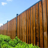 4.25 ft. W x 6.25 ft. H Estate Gloss Black Steel Gate