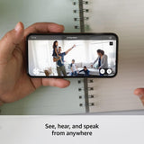 Blink Mini Pan Tilt Camera, Wired Indoor Black Rotating Plug In Smart Security Camera, 2-Way Audio, HD Video, Motion
