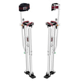 SKYSHALO Drywall Stilts 36 to 50 in. Adjustable Aluminum Tool Stilts with Protective Knee Pads Durable and Non-slip Work Stilts