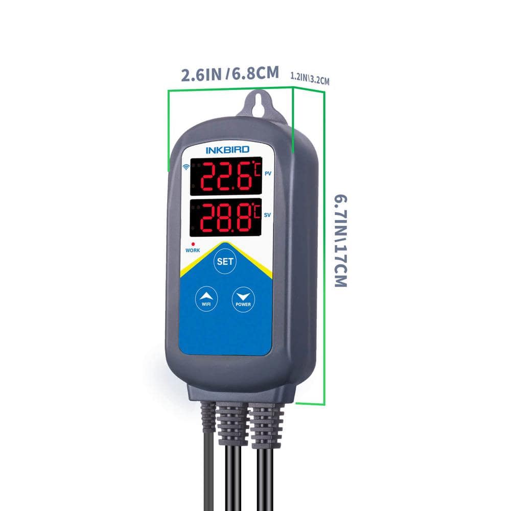 INKBIRD Wi-Fi Aquarium Temperature Controller with Waterproof Sensor