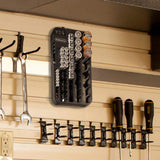 Stalwart 0 Gal. Capacity Battery Organizer Storage Case with Removable Volt Tester (70-Piece)