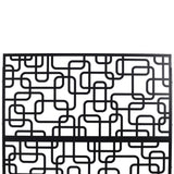 Sudzendf Outdoor and Indoor Freestanding Decorative Privacy Screen Metal Privacy Screen, Fence Panels in Black