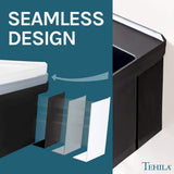 TEHILA Black Thermoplastic Wall Mounted Utility Sink Kit 23.5"
