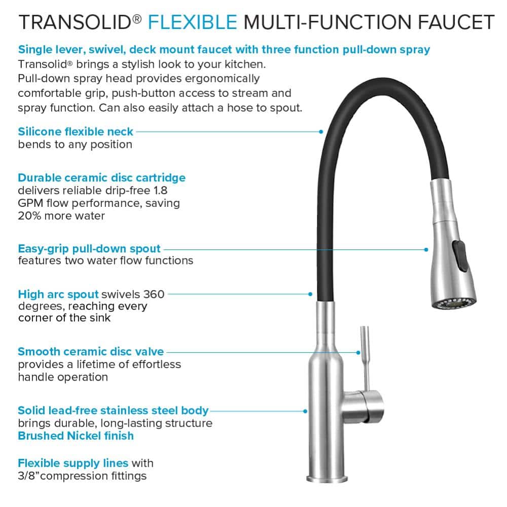 Transolid All-in-One 22 in. x 22 in. x 35 in. Metal Drop-In Laundry/Utility Sink and Cabinet in Black