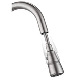 TRINITY 16-Gauge Stainless Steel Freestanding Utility Sink with Pull-Out Faucet
