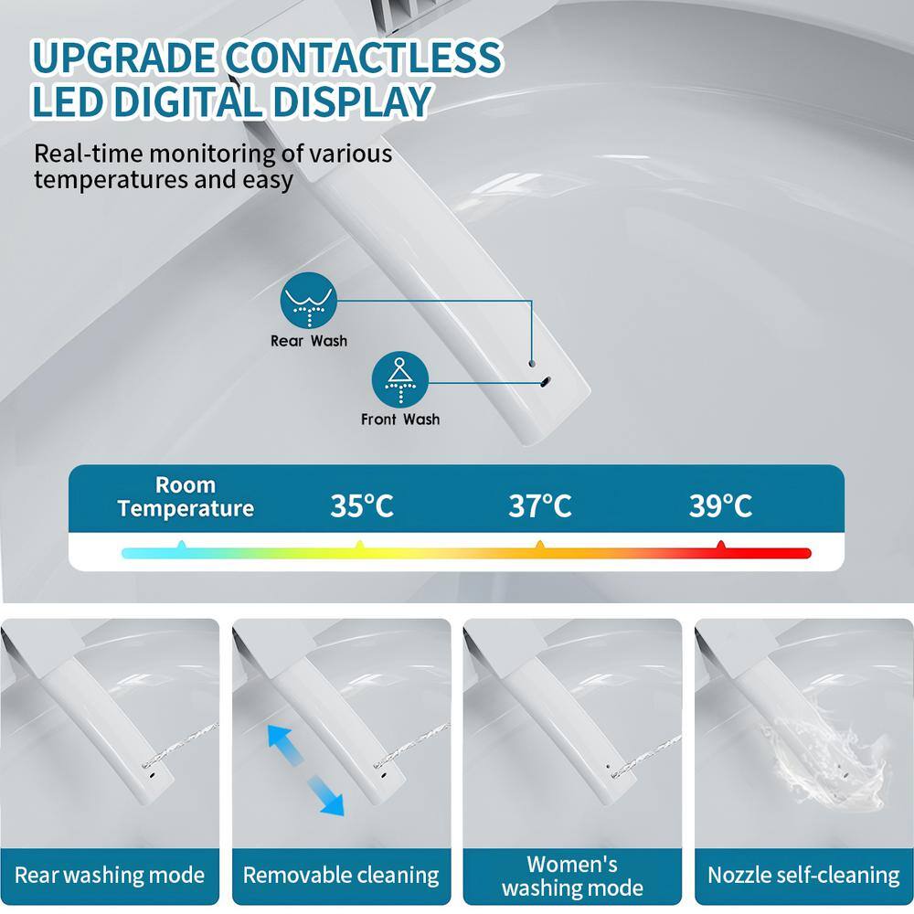 UPIKER 1.06 GPF Smart Toilet with Heated Seat and Auto Flush