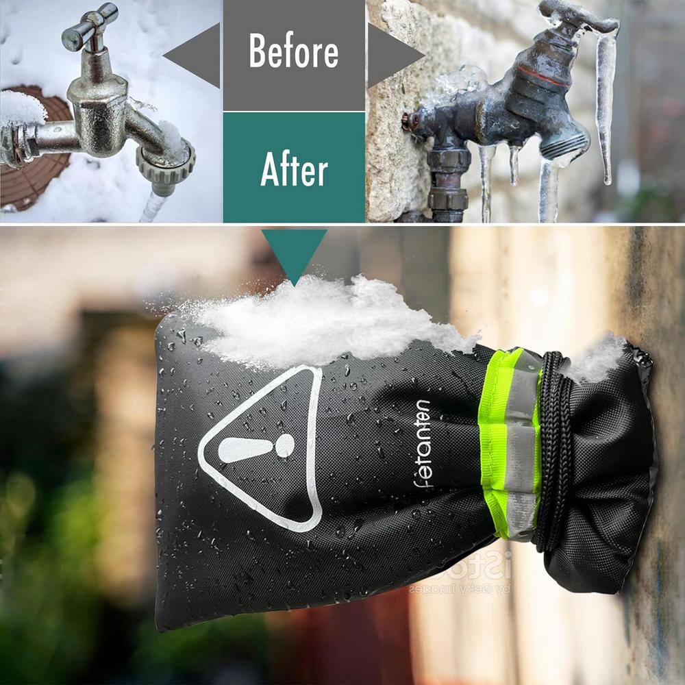 Lukvuzo Outdoor Faucet Covers for Winter Protection (4-Pack)