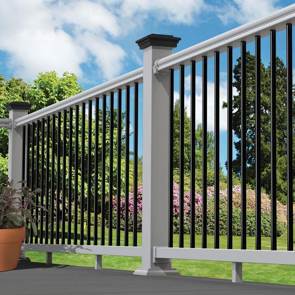 Veranda 4 in. x 4 in. Black Craftsman Post Cap