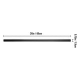 VEVOR 26 in. x 0.75 in. Deck Balusters Metal Deck Spindles Circle Staircase Baluster Aluminum Alloy Deck Railing (101-Pack)