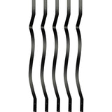 VEVOR 29.5 in. x 1 in. Deck Balusters Staircase Baluster Aluminum Alloy Deck Rail Metal Spindles for Outdoor (61-Pack)