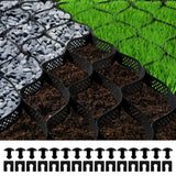 VEVOR Geocell Ground Grid 25 ft. x 9.5 ft. x 3 in. Geo Grid Driveway 108 sq. ft. Ground Grid Paver for Landscaping
